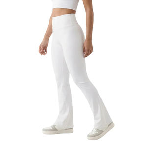 Leggings Deportivos para Mujer, Estilo Moderno 2026, Cintura Alta, Tela Suave y Elástica, Color Blanco, para Gimnasio y Uso Diario - Product Image 3
