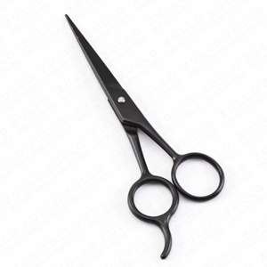 Ciseaux de barbier professionnels en acier inoxydable noir de qualité supérieure pour la coupe de cheveux en salon et usage beauté - Product Image 4