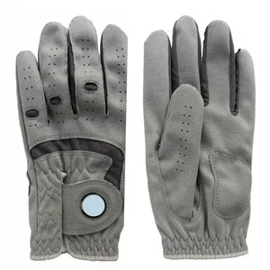 Logo Design High Quality Breathable Anti-Slip Soft Genuine Leather Men's Golf <b>Gloves</b> <b>Moisture</b> Wicking Golf <b>Gloves</b> - Product Image 5