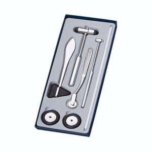 Kit de marteau de réflexe Babinski manuel tendance en acier inoxydable allemand réutilisable pour procédures neurochirurgicales certifié CE ISO chirurgical - Product Image 3
