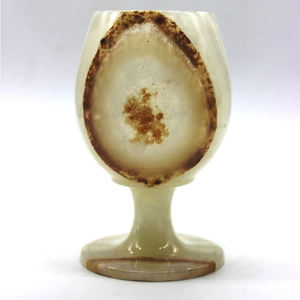 Vaso de chupito de mármol ónix natural de fábrica, copas de colores, decoración de patchwork tallado, losa grande moderna para cocina, ¡amor garantizado! - Product Image 6