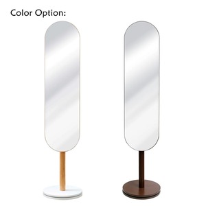 unique Wood Frame Floor Mirror with <b>Stand</b> Base Perfect For Home <b>Corner</b> Decor Fills Empty <b>Corners</b> With Style And Functionality - Product Image 2