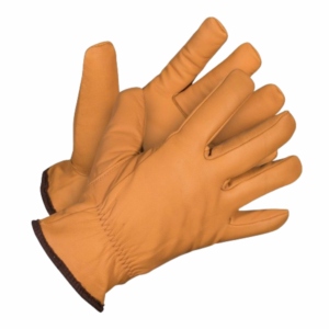 Gants de travail robustes pour chauffeurs en cuir de chèvre, nouvelle conception, résistants à l'abrasion et à la chaleur, logo personnalisable, usage général - Product Image 1
