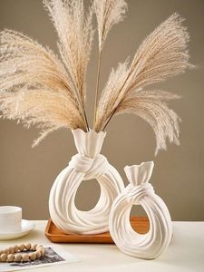 Juego de 2 jarrones de flores de aluminio hechos a mano y personalizados para decoración del hogar y jardín, macetas doradas para centros de mesa de eventos y bodas - Product Image 5