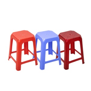 Tabouret en plastique empilable de haute qualité en PP de couleurs personnalisées pour chaise en hauteur de salle de bain et de salon - Product Image 4