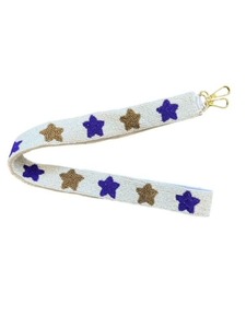 Handmade New Stylish Star Beaded Embroidery Lanyard Multi-Color <b>Strap</b> Belt for Purse Unique Fashionable Christmas Lanyards - Product Image 5