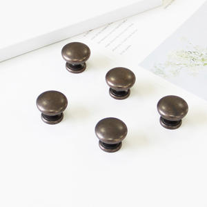 Factory Direct Vintage Zinc Alloy Round <b>Knob</b> Pull Handle for Kitchen Nightstands Cabinet Dining Room Bathroom Furniture Drawer - Product Image 3