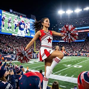 Falda de Animadora para Adultas, Personalizada con Impresión por Transferencia Térmica Delantera y Trasera, 100% Poliéster, Verde y Negro, Tallas Grandes - Product Image 3