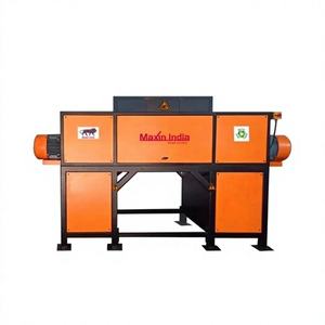 Broyeur de plastique de luxe en PRV à double arbre semi-automatique 500 kg/h, machine de recyclage électrique pour l'industrie - Product Image 2