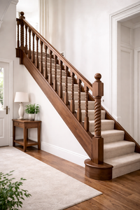 Balustres et poteaux torsadés modernes en peuplier, style traditionnel, durables, pour escaliers intérieurs et extérieurs en colimaçon - Product Image 5