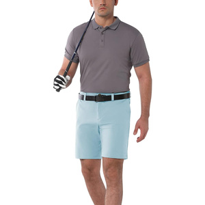 Shorts de sport personnalisés pour hommes, vêtements de golf et d'entraînement, 100% coton, anti-UV, fabrication OEM Pakistan, export. - Product Image 2