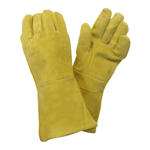 Nouveau style, conception personnalisée, gants de travail en cuir durables et écologiques pour sports de plein air, longueur poignet, faible MOQ, vente en gros - Product Image 4