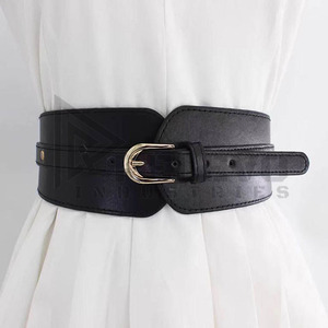 Ceinture décontractée en cuir de vachette de haute qualité avec boucle ardillon en alliage, design solide, ceintures de mode pour femmes, sangle de taille ajustable - Product Image 4