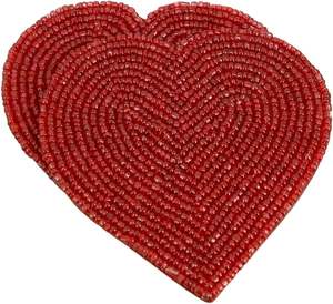 Posavasos Bordado con Cuentas de Calidad Increíble, Diseño Excelente, Estilo Bohemio, Duradero, 5 mm de Grosor, Decoración para Mesa de Hogar, Uso en Fiestas - Product Image 2