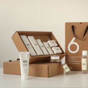 GINGER6 Set de regalo vegano para el cuidado facial diario, rejuvenecedor, con tónico, sérum, hidratante, 6 en 1, para uso diario, regalo para mujeres - Product Image 5