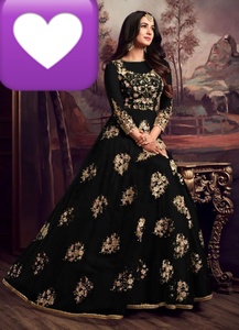 2023 vente chaude indien pakistanais dernière robe brodée en Organza lourd travail à la main Net Collection de mariage robe filles fêtes - Product Image 5