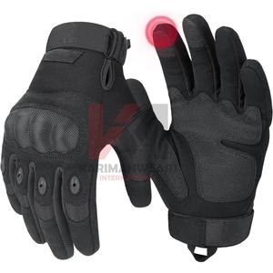 Guantes Tácticos Unisex para Paintball, Protección para los Dedos, Anti-Impacto, Protección para los Nudillos, Malla Transpirable en la Parte Posterior, Correa Ajustable para la Muñeca - Product Image 1