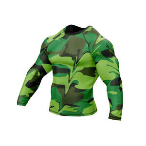 Men's Rash Guard Sport T-Shirts with Custom Logo Breathable Comfortable Short <b>Sleeve</b> Customized Color & Size - Product Image 3