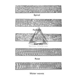 New Arrival Best Selling Damascus Blank Billets Durable Material Cheap Price Damascus Blank Billets - Product Image 3