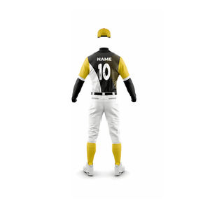 Uniformes de Béisbol y Sóftbol Unisex Personalizados, Impresión por Transferencia de Calor, Transpirables, de Secado Rápido, Cuello en V, 100% Poliéster, Antibacterianos - Product Image 6