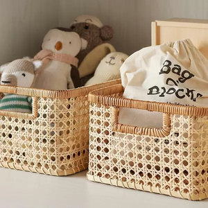Cesta de Lavandería Multifuncional Rústica de Bambú y Ratán, Ecológica, Hecha a Mano, Venta al Por Mayor de Fábrica en Vietnam - Product Image 5