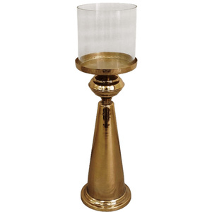 Porte-bougie créatif en métal et verre de forme spéciale, décoration unique pour mariage, fête et festival, support de bougie au design unique - Product Image 5