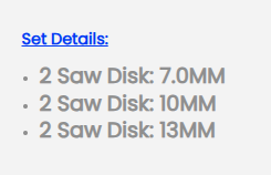 Dental <b>Saw</b> Disc Kit 6PCS Implant Cutting Discs Surgical <b>Bone</b> Cutting Tools for Implantology Implant Cutting Discs Zelmi Surgical - Product Image 3