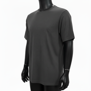 T-shirt pour homme personnalisé, couleur unie, 100% polyester, col rond, manches courtes, respirant, pour le sport et la course à pied - Product Image 1