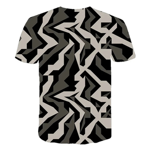 Men's Short Sleeve <b>Camouflage</b> Printed <b>T</b>-<b>Shirt</b> 100% Polyester Regular Fit O-Neck Casual Style Hunting Design Digital Print - Product Image 4