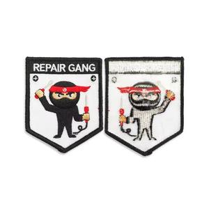 Patch brodé personnalisé en coton, écologique, haute qualité, prix usine, nouvelle arrivée, style à coudre, techniques d'impression, vente chaude - Product Image 3