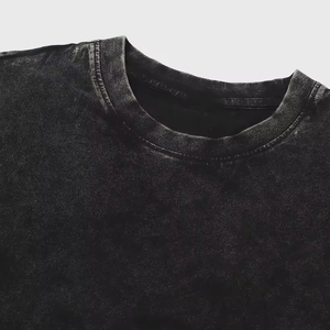 เสื้อยืดคอกลมแขนสั้นทรงหลวมสไตล์วินเทจ ผ้าคอตตอน 100% น้ำหนัก 240 กรัม ซักย้อมสีแบบแอซิดวอช ระบายอากาศได้ดี เป็นมิตรต่อสิ่งแวดล้อม สำหรับผู้ชาย ลดราคาพิเศษ - Product Image 6