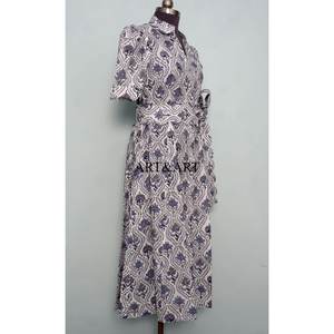 Vestido de Novia Hecho a Mano con Flores, Dulce y Natural, 100% Algodón, para Mujer, Vestido Informal para Fiesta de Verano - Product Image 5