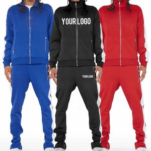 Survêtement Homme Hiver Décontracté Vintage Streetwear Personnalisable LOGO Respirant Uni Empilé 100% Coton avec Cordon de Serrage – Haute Qualité - Product Image 1