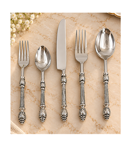 Stainless Steel Flatware <b>Cutlery</b> <b>Set</b> With Aluminium Handles Bestest Quality Dinnerware <b>Cutlery</b> <b>Set</b> By Home Arts - Product Image 4