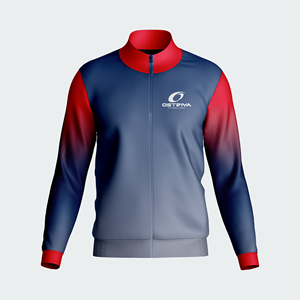 Men's Full Zipper Stand Collar Coated <b>Jacket</b> Outdoor Wear Quick Dry Warm Soft <b>Fleece</b> <b>Lining</b> Front Logo Plain Dyed Lightweight - Product Image 4