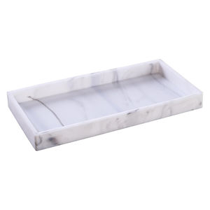 Plateau de service rectangulaire en onyx marbré, design moderne, grande dalle, finition antique, pour la cuisine et le salon - Product Image 1