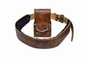 Nouveauté, best-seller, sacs à outils pour électriciens en cuir véritable de couleur unie, imperméables, personnalisables avec votre propre logo, étiquette personnalisée - Product Image 2