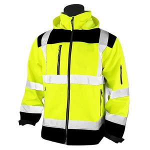 Chaqueta de Seguridad Impermeable para Trabajadores de Invierno, Ropa de Trabajo de Alta Visibilidad Personalizada para Hombre, Chaqueta de Trabajo de Seguridad Reflectante para Construcción - Product Image 4