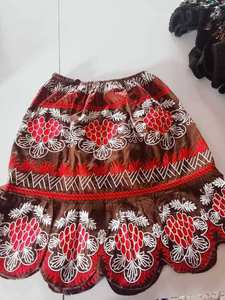 Jupe personnalisée en polyester à imprimé floral pour femme, nouvelle collection, jupe en coton style insulaire, jupe brodée micronésienne - Product Image 2