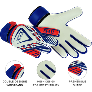Guantes de Portero de Fútbol Transpirables de Látex Alemán Personalizados Directos de Fábrica Altaf Brothers con Cierre de Cordones de Alta Calidad para Exteriores - Product Image 3