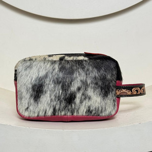 Neceser de viaje de lujo para mujer al por mayor, hecho a mano neceser de cuero de vaca, organizador de viaje profesional de gran capacidad - Product Image 5