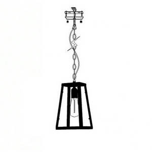Lámpara de Techo Retro de Hierro Forjado Estilo Americano con Marco Cuadrado de Vidrio, para Cafetería, Restaurante, Barra de Bar, Personalizable - Product Image 6