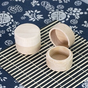 Natural Beech Wood Salt Pig Eco-Friendly Dishwasher & Oven Safe Custom Logo Gift <b>Box</b> - Product Image 1