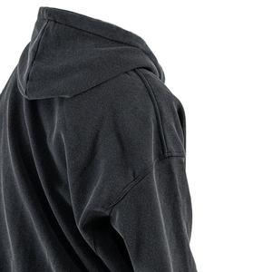 Sudadera con capucha para hombre con cremallera, lavado ácido, 400GSM, forro polar de algodón suave, estilo urbano, personalizada, OEM, marca privada, de fábrica - Product Image 6