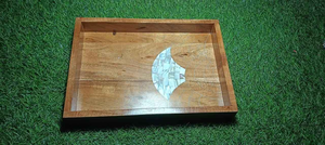 Plateau de rangement en bois de luxe par Decor World Expo - Product Image 5