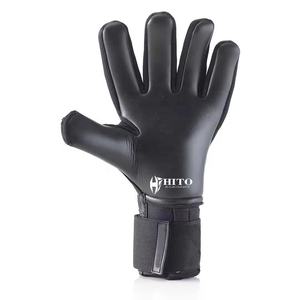 Gants de gardien de but, paume avant en latex de base neuf, caoutchouc pour le dos de la main 4 mm, caoutchouc hybride injecté, coupe hybride, enveloppe pour les doigts et le pouce - Product Image 2
