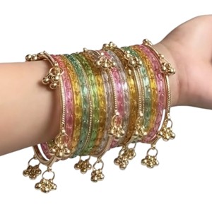 Fabricants professionnels de bracelets en verre décoratifs kashmiris pour femmes, prix de gros, faible MOQ, bijoux kashmiris pour femmes - Product Image 1