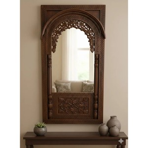 Sheesham Wood wooden <b>wall</b> <b>mirrors</b> OEM Custom Wholesale | Aqdus Saleem India - Product Image 2