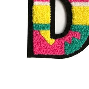 OEM Custom Varsity Lady Embroidery Patch Personalized Logo Iron On Sew On Badge Premium Quality Patch - Product Image 3