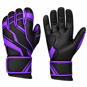 Gants de frappe de baseball pour hommes en cuir Cabretta de qualité supérieure, avec logo et couleur personnalisés, designs OEM ODM - Product Image 1